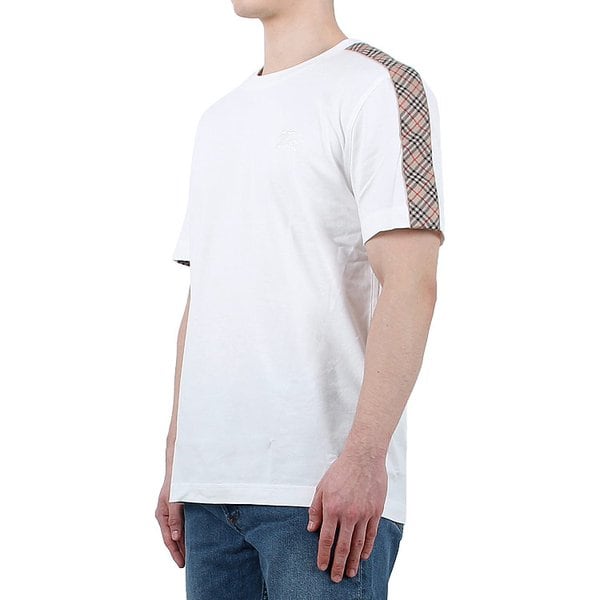 [시흥점] 26SS 체크 트리밍 코튼 반팔티 (8106246)