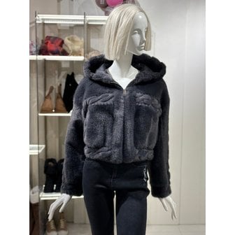 에고이스트 [파주점] 케이블패턴 크롭 퍼 점퍼 (ER4FZ560)