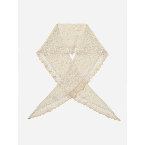 [KiiiKiii] 레이스 패치 스카프_T256MSF135W