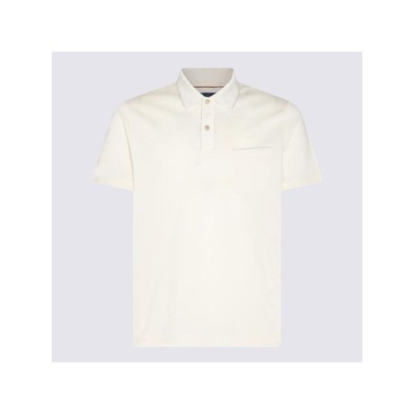 26SS 로로피아나 폴로 티셔츠 FAI0485 1000 WHITE DOM