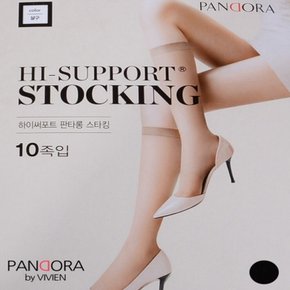 써포트 100 원사 하이써포트 판타롱 스타킹 10족 승무원 압박 학생 교복 골프 고탄력 학생용 여성