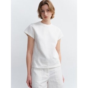 side line t-shirt_ivory