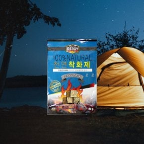 레디큐 천연 착화제 80g 고체연료 불멍 캠핑장작 불쏘시개