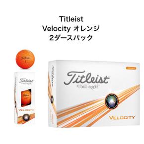 3191083 타이틀리스트 Velocity 오렌지 벨로시티 2 다스 골프공 2024년 최신  TA3244280