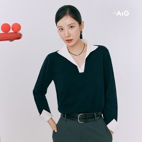 25SS 배색 셔츠니트 4종