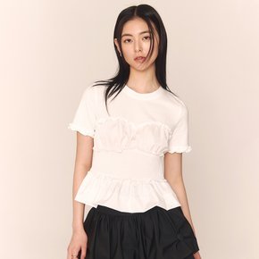 [최초가:168000원]Jenny / Smocked Waist Top(2color)