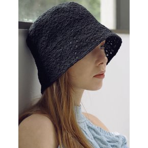 muii knitting bucket hat (3color)