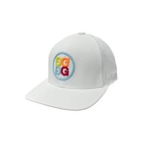 26SS 체인스티치 G`S 써클 콘트라스트 캡모자 스노우/멀티 GMH000133 SN/ML