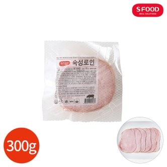  에스푸드 숙성 로인 슬라이스 햄 300g