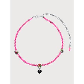 NO.232 [BLACK PINK] NECKLACE