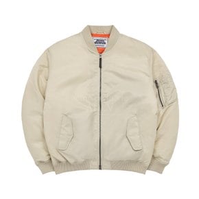 NYLON MA-1 BOOMBER JACKET BEIGE 붐버 자켓 베이지