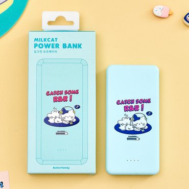 BUTTER(버터) [버터샵] 밀크캣 보조배터리 10000mAh