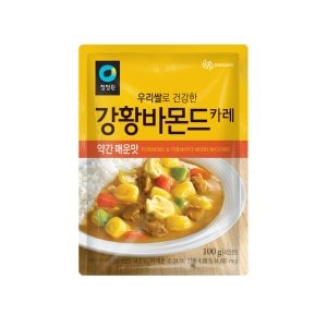 청정원 우리쌀강황바몬드카레약간매운맛 100g
