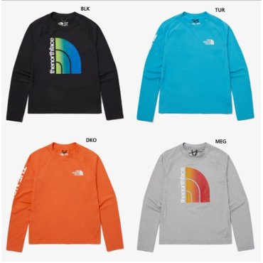 노스페이스키즈 NT7TP20 보이 앰피비어스 롱슬리브 선 티 B AMPHIBIOUS L/S SUN TEE