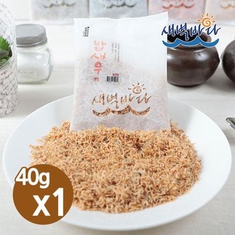 새벽바다 볶음용 밥새우 40g x 1봉 주먹밥 이유식재료 SHR401