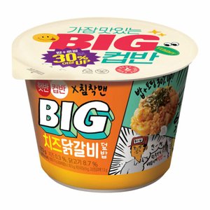  CJ제일제당 햇반 컵반 BIg 치즈닭갈비덮밥 313g x9개