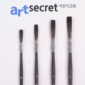 새한아트 아트시크릿 688 SQ R 고급 청솔모 수채화 브러쉬 둥근 붓