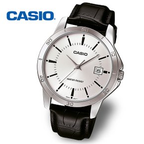 [정품] CASIO 카시오 MTP-V004L-7A 남성 정장 가죽 손목시계