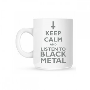 영국직구 그라인드스토어 그린스토어 Keep Calm And Listen To Black Metal 머그컵