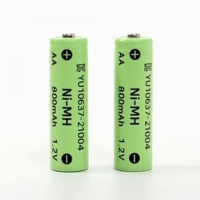 800mAh 니켈수소 AA 충전지 2p세트 NI-MH 충전배터리 (WF3F484)