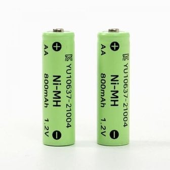  800mAh 니켈수소 AA 충전지 2p세트 NI-MH 충전배터리 (WF3F484)