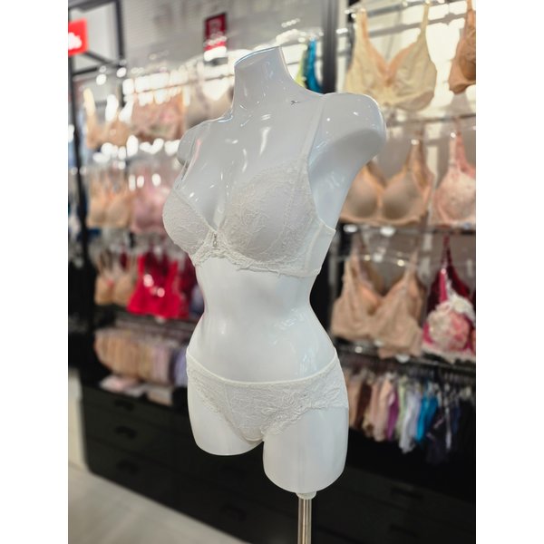 [시흥점] S 비너스 ) FY24AW 감각 블랙라벨 몰드 브라, 망레이스팬티 세트 [VBRB639/VPTB639S-WH]