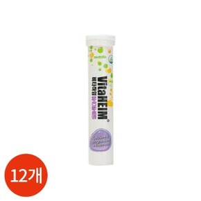 블랙커런트맛 발포비타민 칼슘 마그네슘 비타민D 12개입