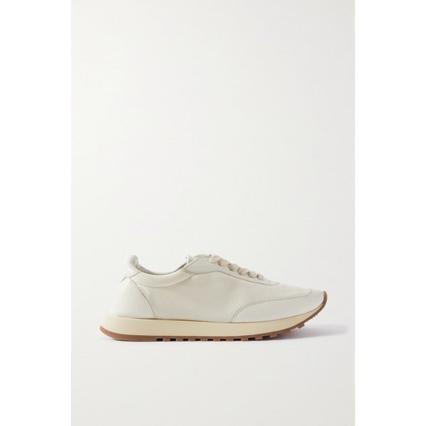 오웬 러너 가죽 메시 스니커즈 크림 1647597277842305