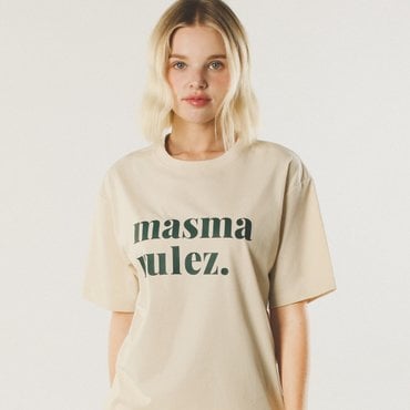 마스마룰즈 MSMRZ cool cotton T-shirt_Beige