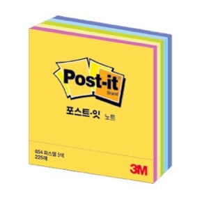 [3M] 포스트잇 CT-33 파스텔큐브 225매(76*76mm)-