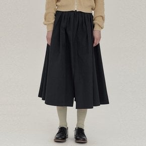 Pleated Volume Skirt_D/NAVY