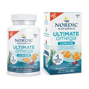 [해외 직구]노르딕내추럴스 얼티메이트 알티지 오메가3 어린이 피쉬오일 EPA DHA 90정