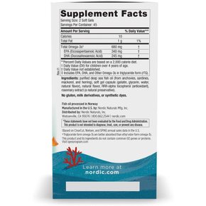 [해외 직구]노르딕내추럴스 얼티메이트 알티지 오메가3 어린이 피쉬오일 EPA DHA 90정