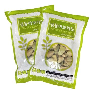  푸드야 냉동 아보카도 다이스 500g 2봉