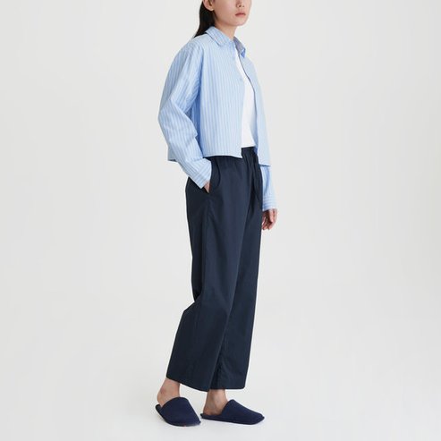 JAJU 25 S/S 신상품  JAJU  여 60수 코튼 10부 파자마 팬츠    J205902012