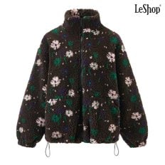 르샵 플라워 양털 시어링 플리스 집업 퍼 자켓 (DP4JK017A)