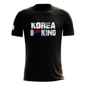 복싱 기능성 반팔티셔츠(SB02) 블랙