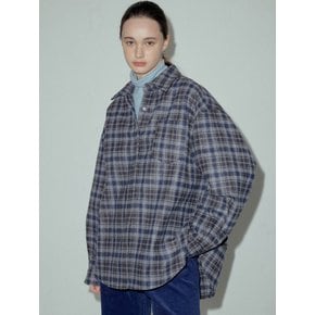 Oversized Flannel Check Shirt_CTT343(2color)