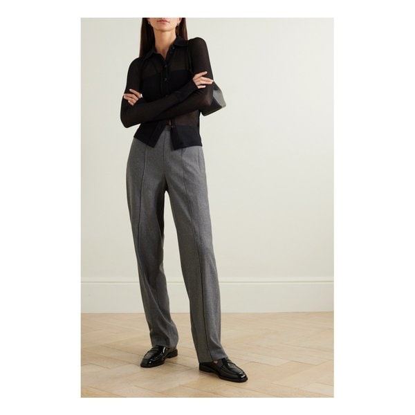 브러시드 니트 스트레이트 팬츠 1647597314843966