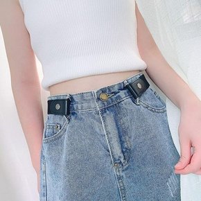 버클없는 교심플복 매직프리 무버클 벨트