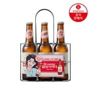 [하루특가] 칠성사이다 레트로 철제 패키지 330ml x 3병