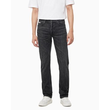 Calvin Klein Jeans 남성 슬림 스트레이트핏 블랙 스트레치 데님(4RB905G)