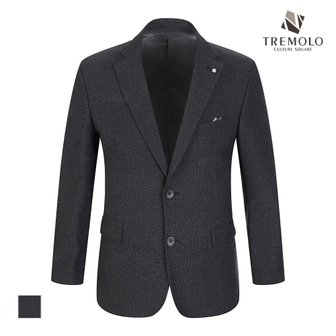 트레몰로 남성 잔패턴 스트레치 자켓_TRBFAWF8511