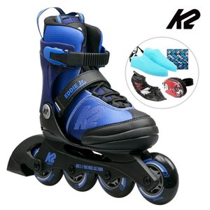 케이투스케이트 K2 인라인 스케이트 에디 주니어 블루 아동인라인스케이트 어린이 유아 신발항균건조기 휠커버