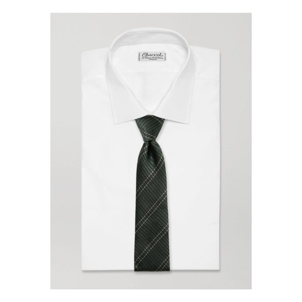 미스터 피 8cm 체크 실크 트윌 넥타이 46376663162901756