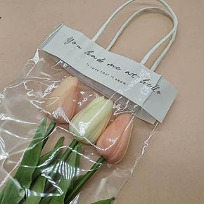 소형 포장 봉투 꽃다발 포장지 쇼핑백