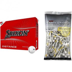 영국 스릭슨 골프백 Srixon Distance 10 MODEL Dozen Golf Balls High Velocity and Responsive