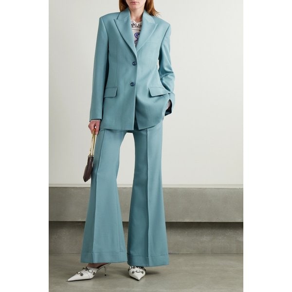 넷 서스테인 핀턱  그랑 드 푸드르 플레어 팬츠 1647597313133412