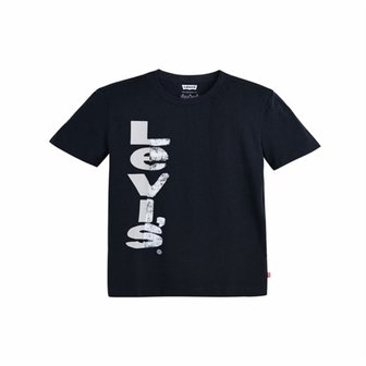 리바이스키즈 SH01 세로로고반팔티 V222TS337P 블랙