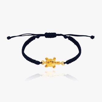 한국표준금거래소 24K 순금 터틀 매듭팔찌 실팔찌 행운 부적 금 할로우